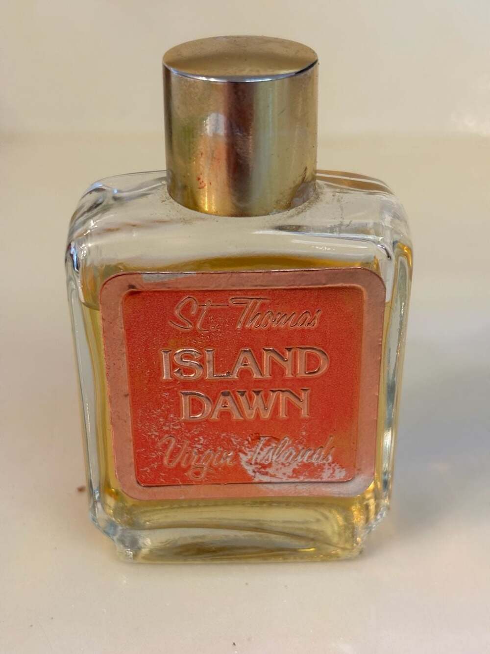 Vintage St. Thomas Island Dawn Virgin Islands Perfume Bottle